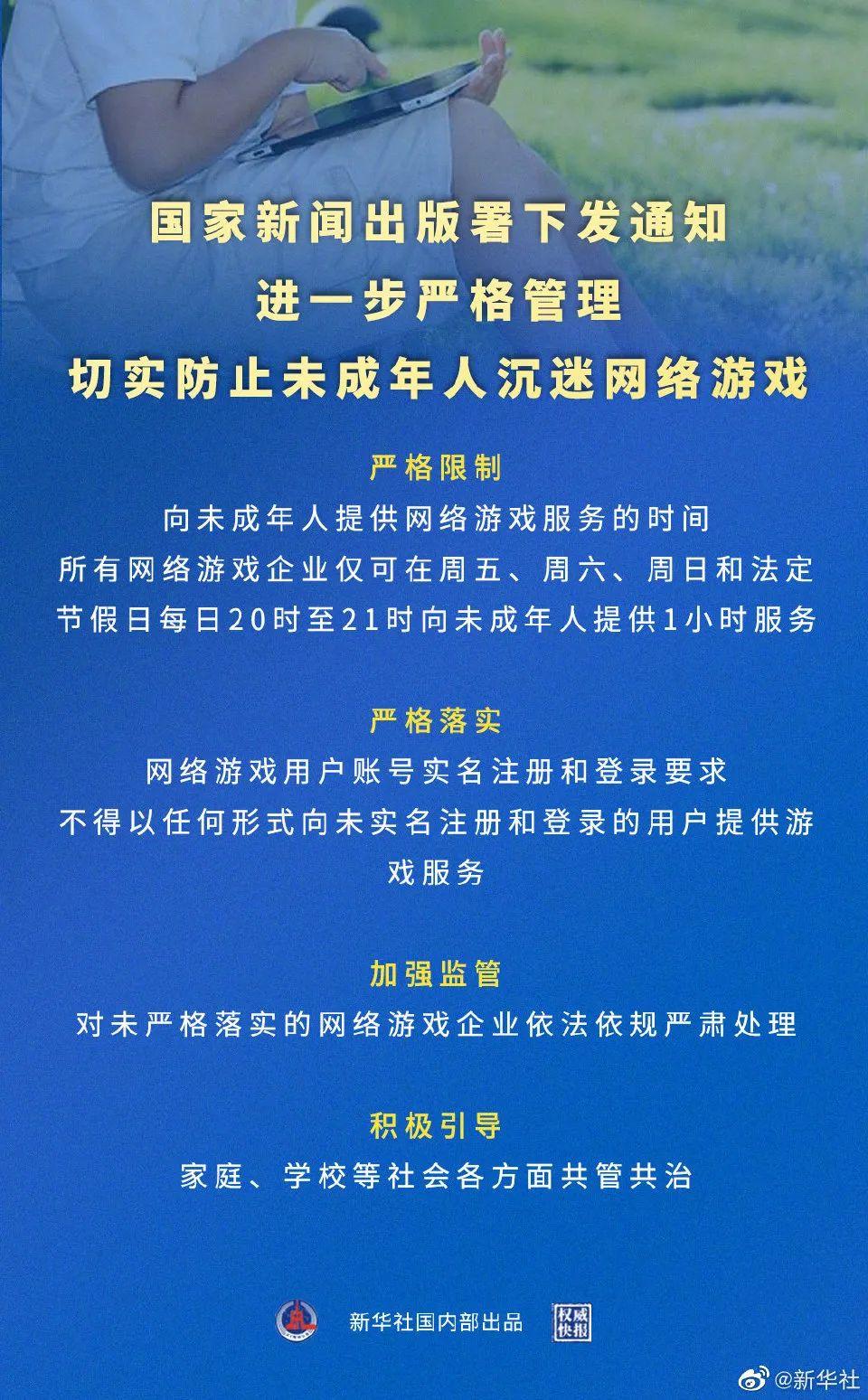 “历史上最严格”的防沉迷要求来了！游戏巨头每周三小时快速回复未成年人！组织如此看待…